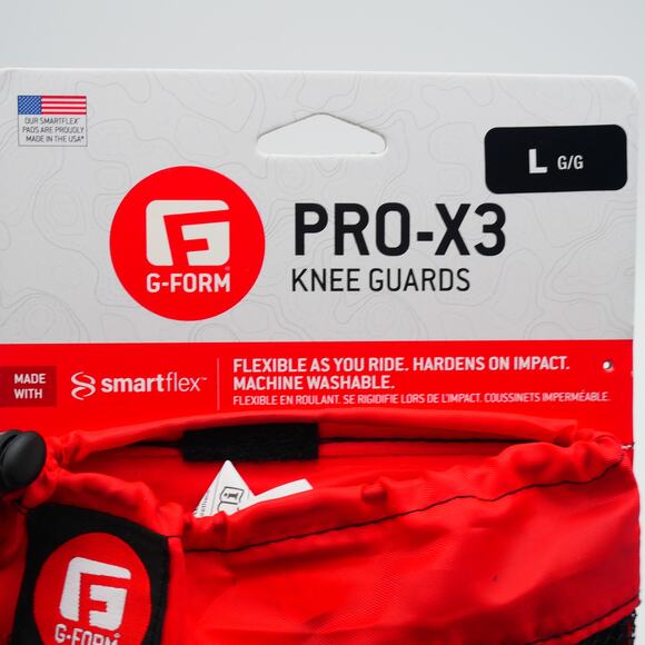 NEW G-Form Pro-X3 Knee Guards Protective Pads Adult Large Black Street Art - Picture 7 of 12